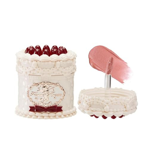 Flower Knows Strawberry Cupid Cake Lip Cream,Velvety-Smooth Matte Liquid Lipstick,Hydrating,Smudge-proof & Stain-Free Lip Stain (V03 Croissant 0.17 Fl Oz) | Amazon (US)