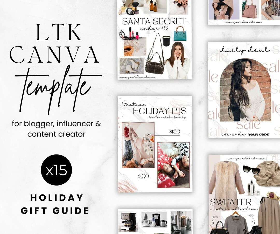 Ltk Holiday Gift Guide Template Ltk Canva Template LTK Gift - Etsy | Etsy (US)