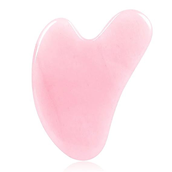 LOUCKY Gua Sha Facial Tool, Natural Jade Gua Sha Massage Tool Microcirculation/Removes Toxins/Pre... | Amazon (US)