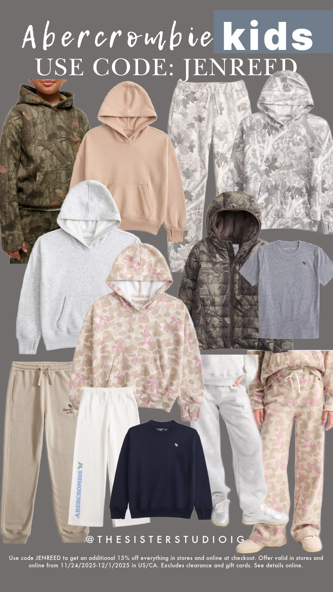 Up to 50% OFF + EXTRA savings with code JENREED! 

@abercrombie #abercrombiepartner #ad 

#LTKKids #LTKHoliday #LTKCyberWeek