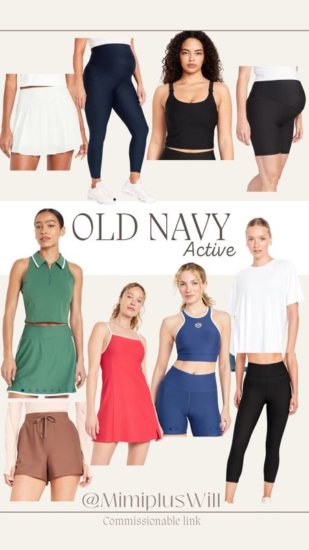Old navy active! Items on sale currently! 

Active | workout outfit | workout | athleisure | casual set | tennis skirt | leggings 
Follow @mimipluswill for more!  

#LTKActive #LTKFindsUnder50 #LTKWorkwear