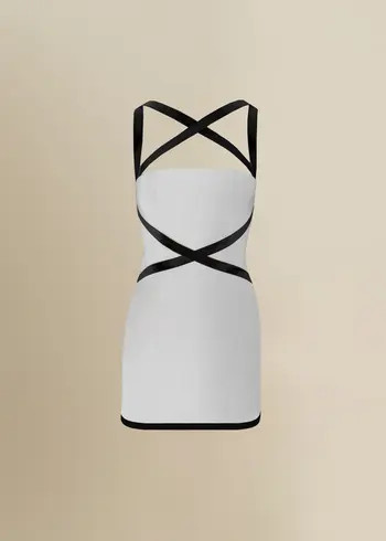 Contessa Mills X Fitted Stretch-Linen Mini Dress | Nordstrom | Nordstrom