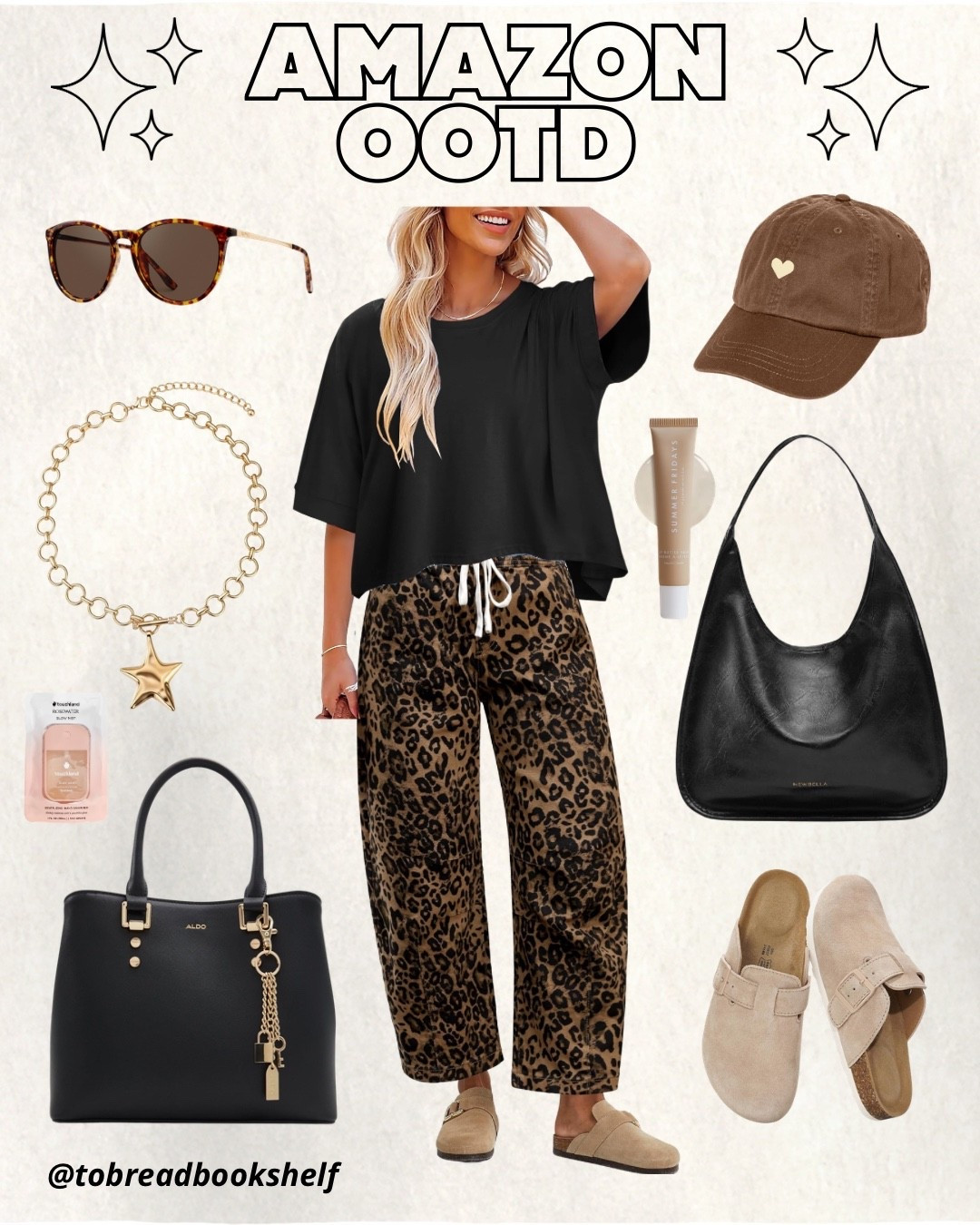 Amazon OOTD ✨

I’m loving the barrel jean trend and this leopard print pair is so cute! Barrel jeans are the perfect jeans to wear as we transition into spring and warmer weather. 

Many items currently on sale! Up to 40% off with Amazon’s big spring sale! 

Keywords: jeans, barrel, t-shirt, oversized, hat, cap, star necklace, sun glasses, purse, bag, faux leather, leopard, slide, clogs, gloss, sanitizer, essentials, everyday wear, women’s clothing, women’s fashion

#LTKootd #LTKSaleAlert #LTKMidsize