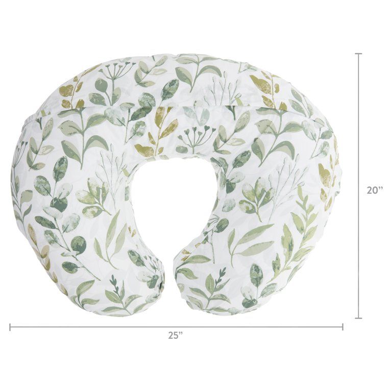 Boppy Nursing Pillow and Positioner Original | Green Foliage | Breastfeeding, Bottle Feeding, Bab... | Walmart (US)