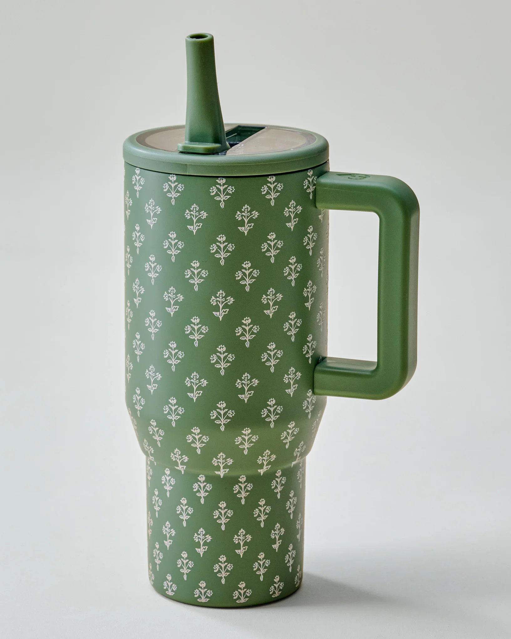 Hydrojug Heirloom Floral Olive 20oz Traveler | Magnolia