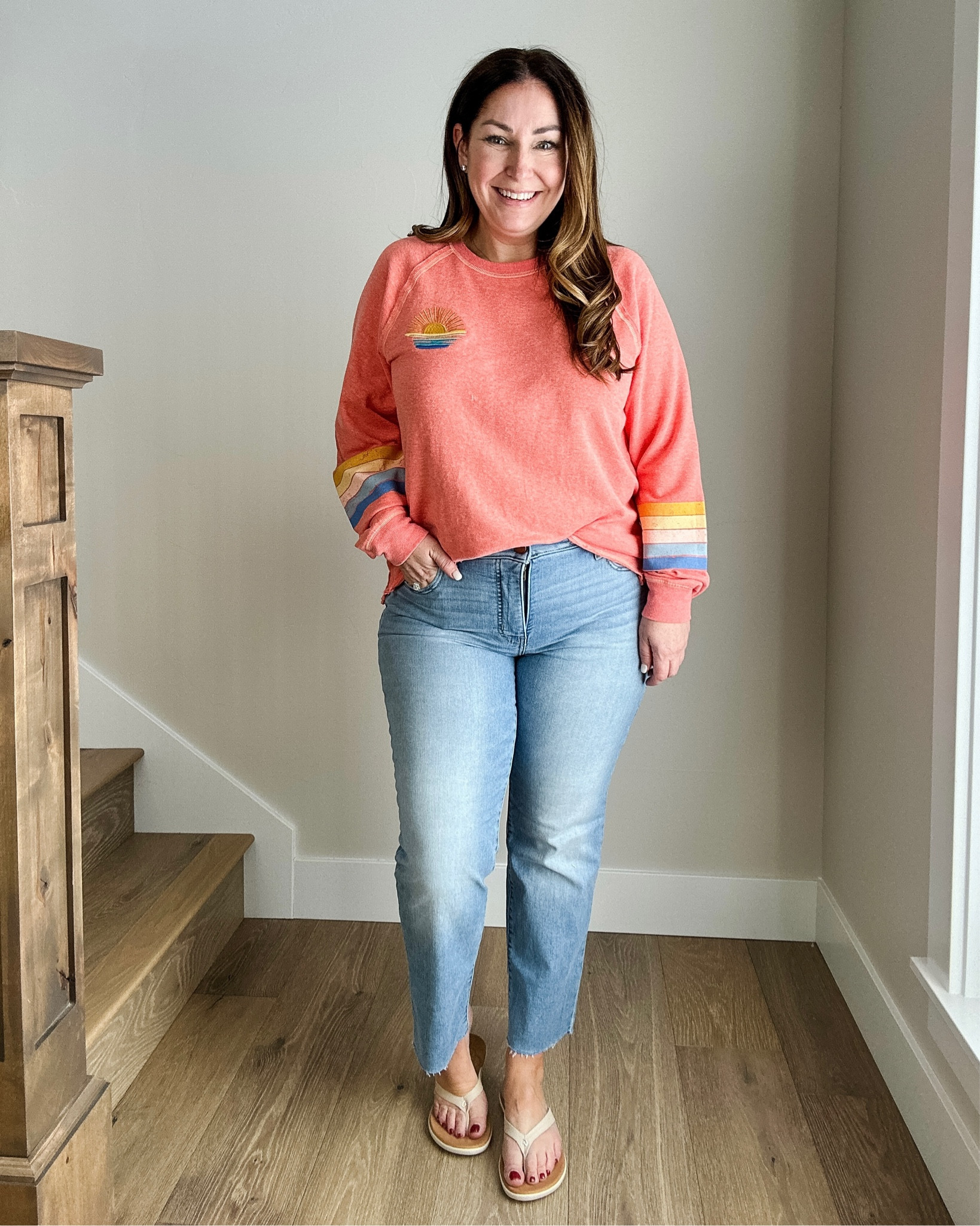 Spring Outfit Inspo

Fit tips: Top tts, L // pants size up if in-between, prefer 14

Spring outfit  casual outfits  sweatshirt  jeans  denim  flip flops  sandals  everyday style  style guide  spring fashion  summer fashionn

#LTKSeasonal #LTKmidsize #LTKstyletip