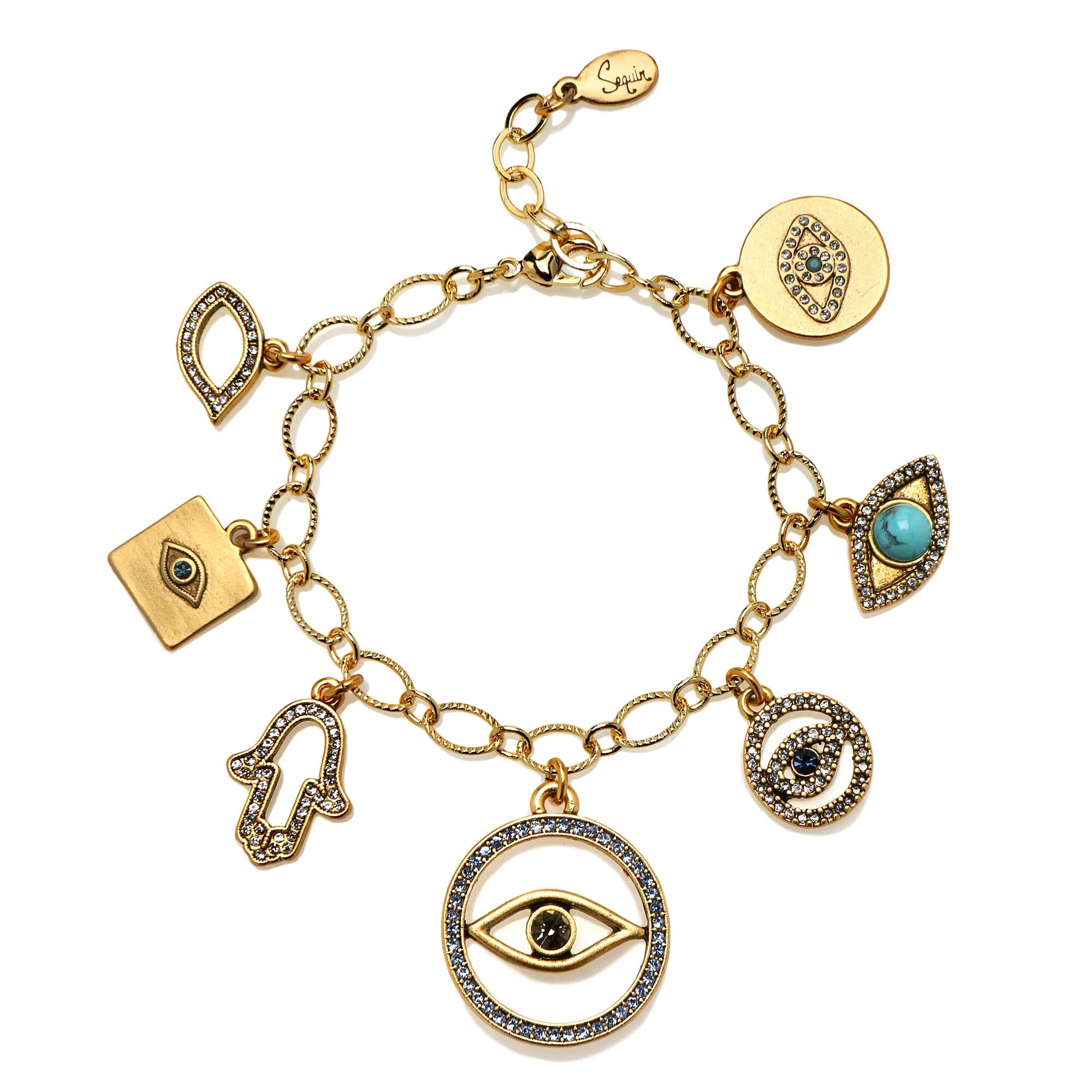 All The Evil Eyes Talisman Bracelet | Sequin