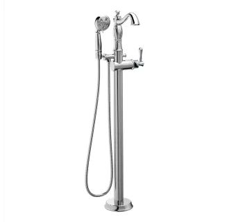 Delta Cassidy Floor Mounted Tub Filler with Personal Hand Shower Less Handle and Valve - Includes... | Build.com, Inc.