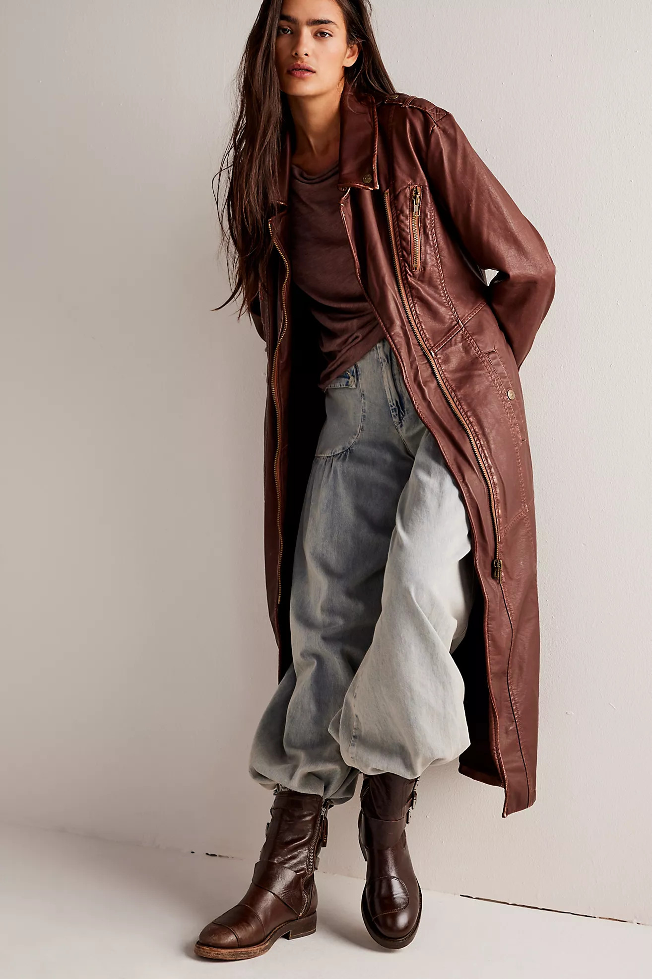 Isabelle Vegan Moto Jacket | Free People (Global - UK&FR Excluded)