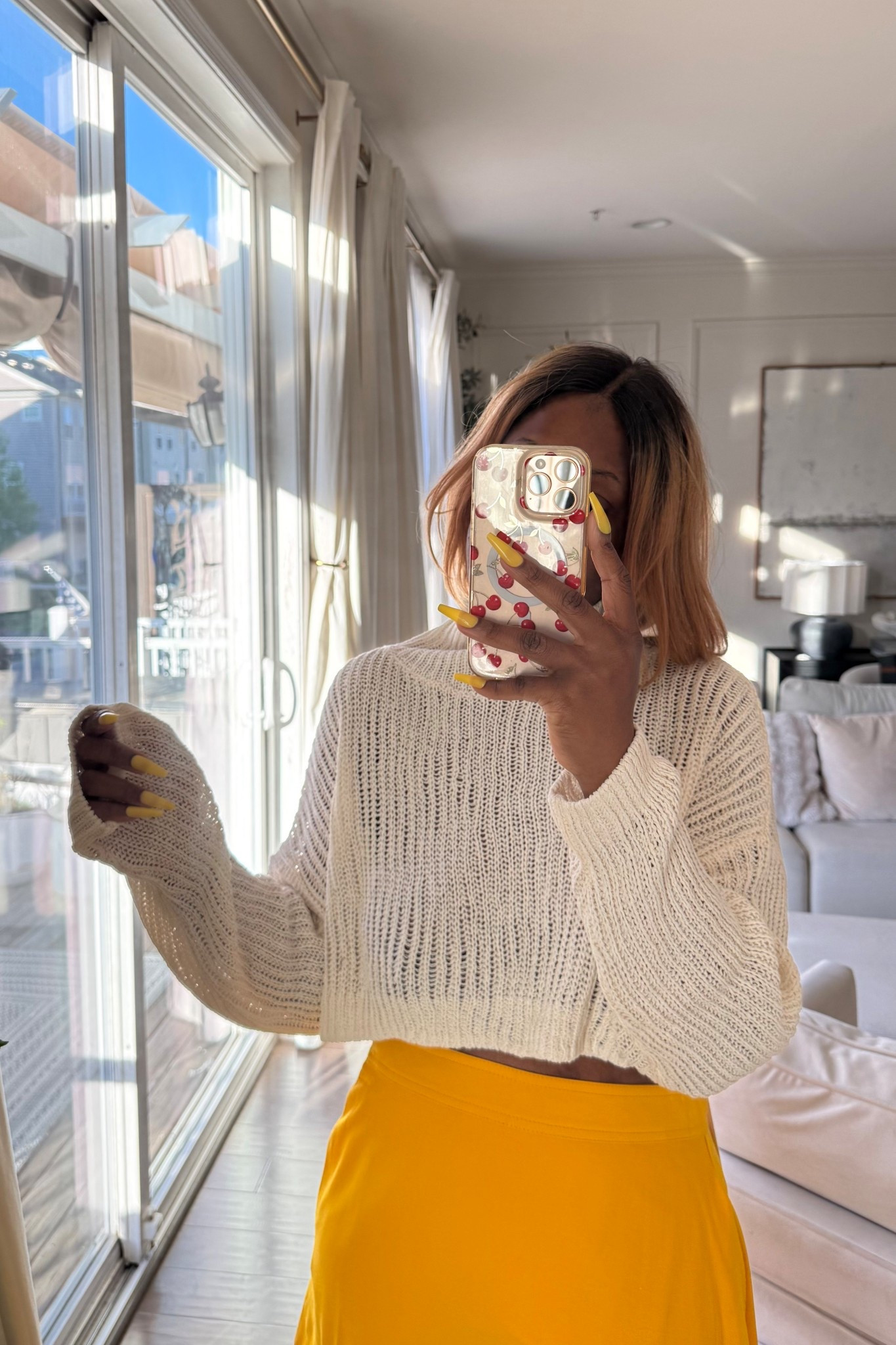 How cute is this knit crochet sweater. I love the cropped fit and the extra long sleeve. It’s super fun and easy to style 

#LTKMidsize #LTKSeasonal #LTKootd