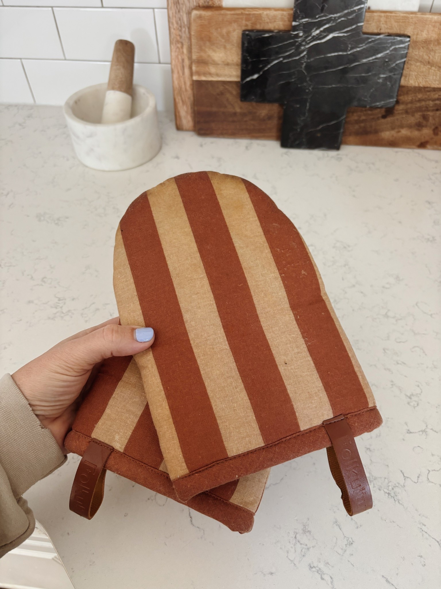 Anthro dupe pot holders from #AMAZON