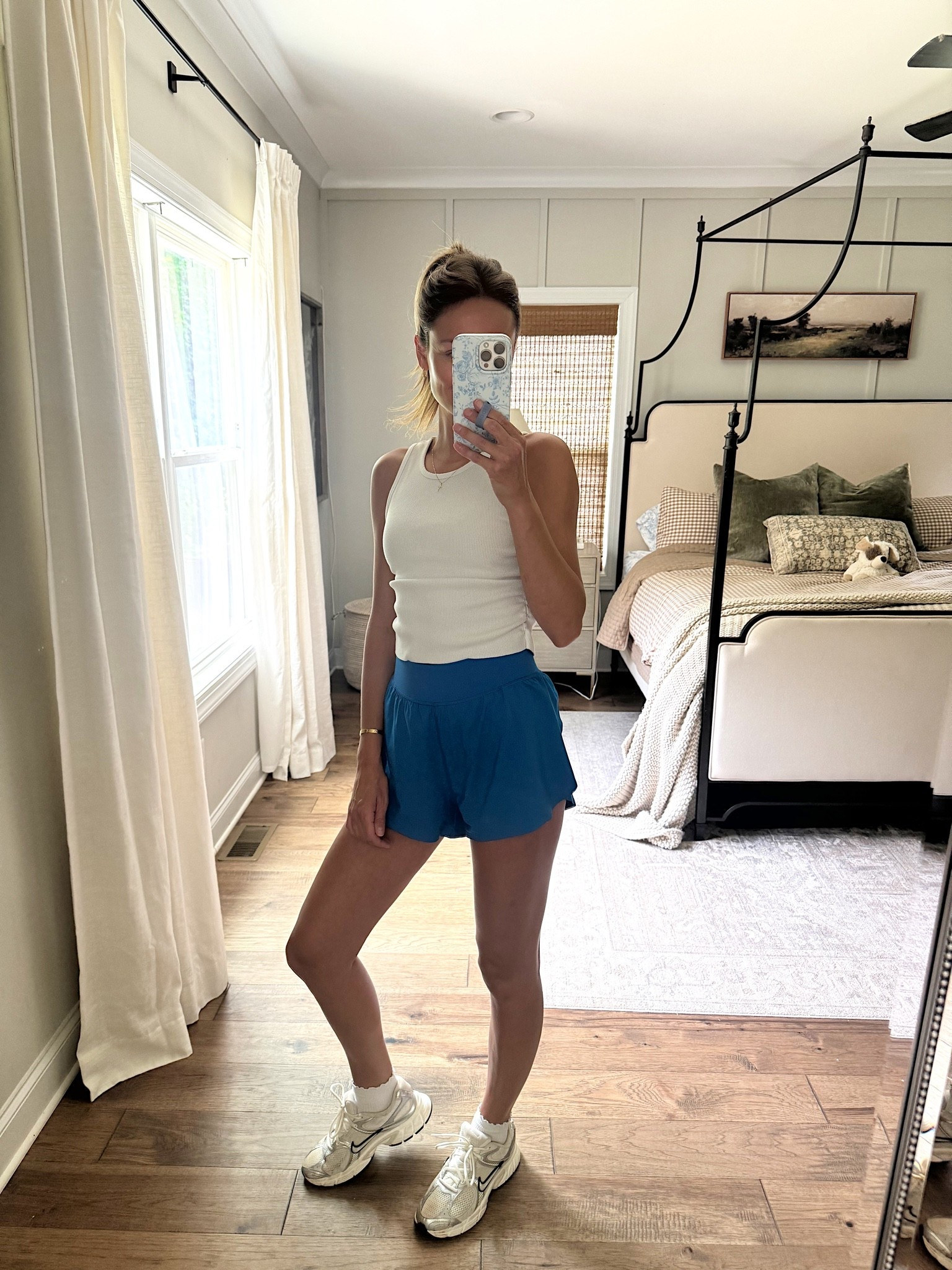 Love these athletic shorts! Wearing a size small, size down 1 size for a closer fit. I’ll be ordering an Xs next time! Great quality and sweat wicking!! Also, those are my favorite sneakers for weight lifting days.

#LTKActive #LTKfitnessgoals