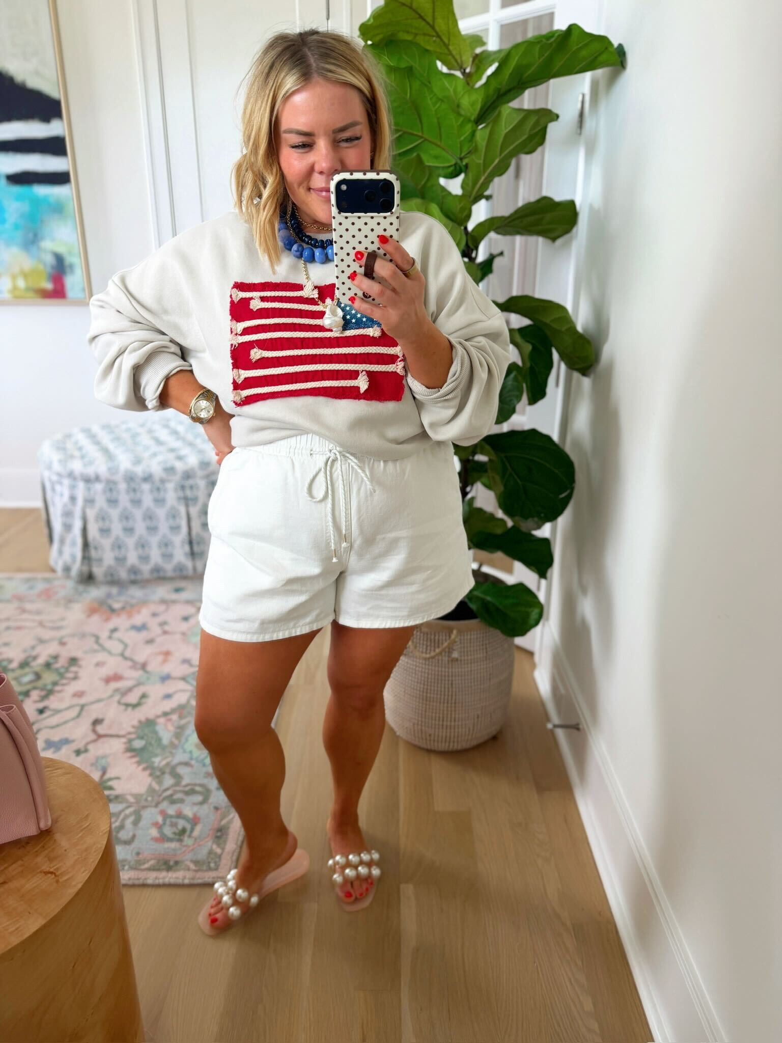This sweater looks wayyy more $$ than it really is! The detailing is PERFECTION and would be perfect for Memorial Day!😍 Make sure you order soon with the 20% off Target sale going on! 

 #LTKdayinmylife #LTKgrwm #LTKootd