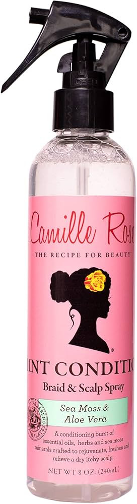 Camille Rose Mint Condition Braid + Scalp Spray to Hydrate, Reduce Breakage, and Provide Relief f... | Amazon (US)