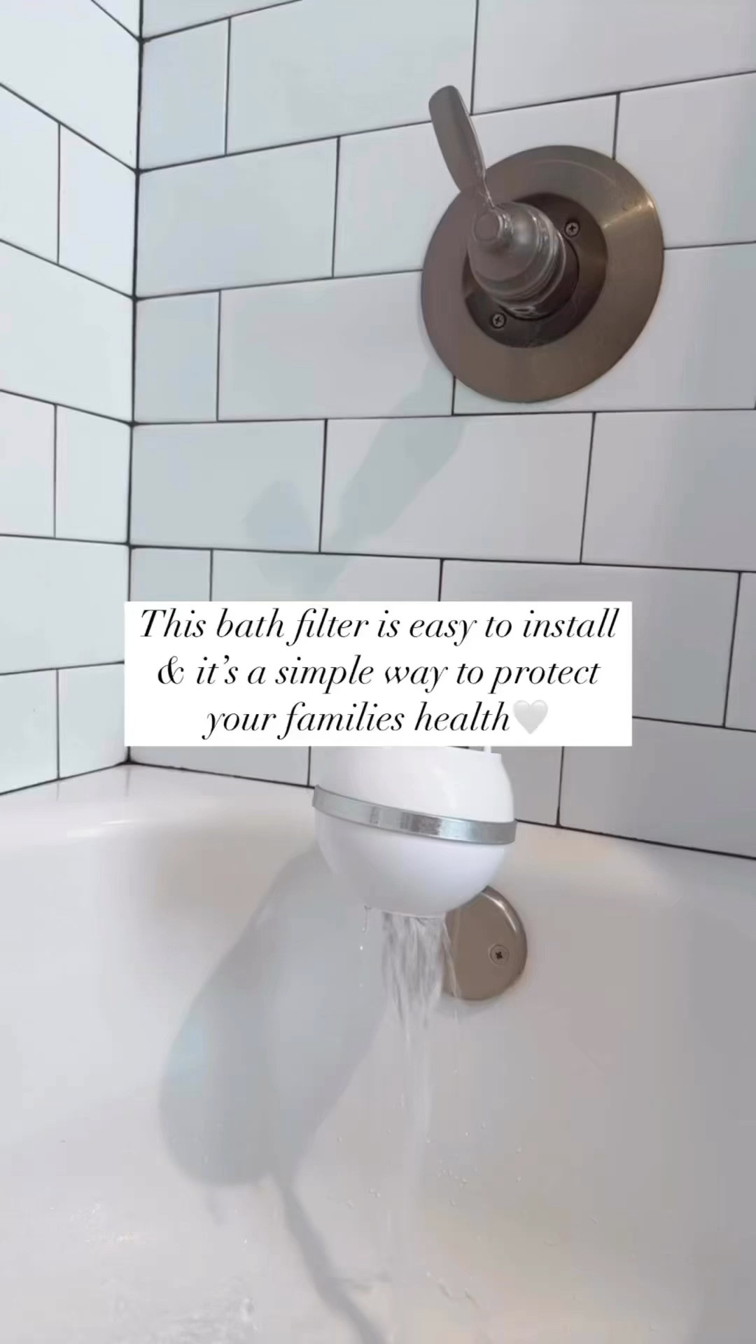 Y'all this bath filter is a game changer & so important for bath time with littles🥹🛁🫧 comment
LINK for this affordable bath filter✨🙌🏼🔗

If You Wouldn't Drink It, You Shouldn't Bathe in It👏🏼🫧

Your skin is your body's largest organ so the water and we use to bathe in matters🫶🏼 it's important to protect our little ones from harmful chemicals and heavy metals that can be found in tap water 💧🚿 

This bath filter is easy to install & it's a simple way to protect your families health🤍

Bathing in unfiltered water has the potential to create more toxic exposure than drinking unpurified water.

Regular tap water can be a source of many chemicals including chlorine, fluoride, arsenic, radium, aluminum, copper, lead, pesticides, etc.

That's why I use this bath filter for my baby!🥰

We filter our drinking water, so why wouldn't we also filter the water we bathe in? 👏🏼👏🏼

Your unfiltered tap water can contain a wide variety of harmful and skin-damaging contaminants such as chlorine, mercury, pesticides, bacteria, selenium, sulfur and much more. These types of contaminants can be hazardous to your health, as well as leave your skin and hair feeling dry and rough to the touch. This bath ball filter helps to remove these🙌🏼

l opted for this bath ball filter based on the reviews, research, and quality of this specific company. I really enjoy that it's one of the more affordable options l've found ($65), and each filter lasts 12-18 months so l don't have to constantly be changing the filter🎉

Of course the BEST option would be a whole home reverse osmosis system, BUT not everyone can afford those🫠🫣 so you do what you can, and this is a great
place to start🤗

Comment LINK and I'll send you the link to the bath ball and the shower filter I use🔗🛁
#mom #momlife #crunchy #crunchymom #scrunchy #newmom #loxtoxmom #momtobe #firsttimemom #nontoxic #lowtoxbaby #cleanbaby #cleanbabyproducts #postpartum #breastfeedingmom #bathtime #baby #healthybaby #littlebaby #bathtub #bathbaby #healthybabyproducts #healthykid #healthykidproducts #bathfilter #amazon #amazonfinds #amazonbaby

#LTKBaby #LTKBump #LTKKids