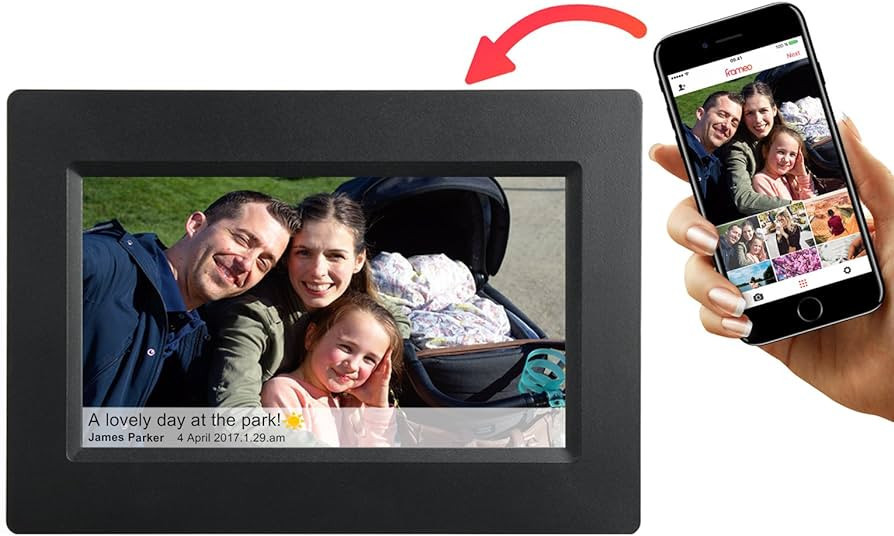 Feelcare 7 Inch Smart WiFi Digital Picture Frame with Touch Screen, Send Photos or Small Videos f... | Amazon (US)