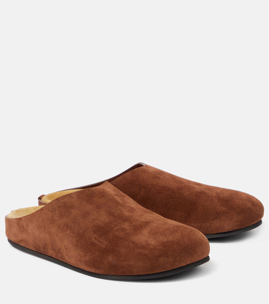 The Row Hugo suede mules | Mytheresa (US/CA)