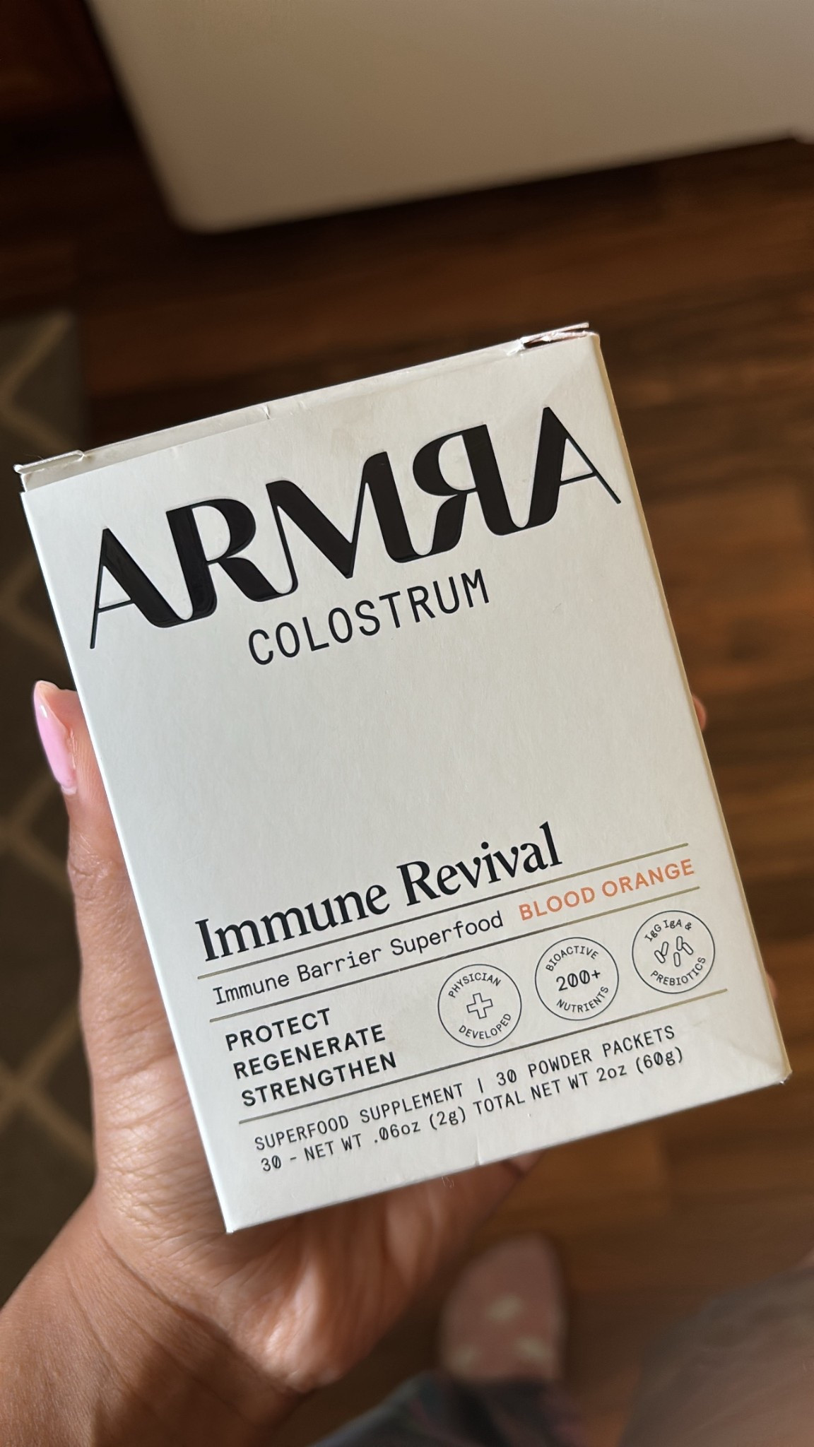 Tried the blood orange flavor of ARMRA today and it’s so tasty! 😋

#LTKBeauty #LTKFindsUnder50