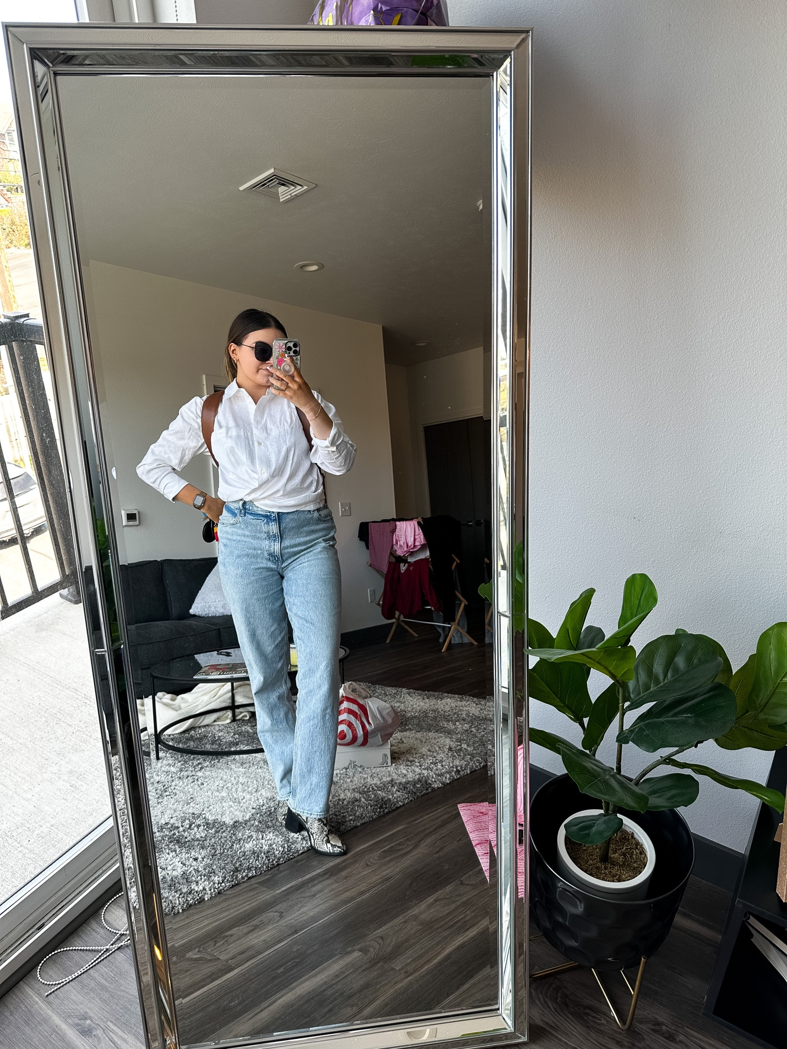 Cool girl spring outfit idea! Featuring wardrobe favorites from Abercrombie. 

I’m wearing a M top, size 31L jeans and size 9 boots 

#LTKSeasonal #LTKstyletip #LTKunder100