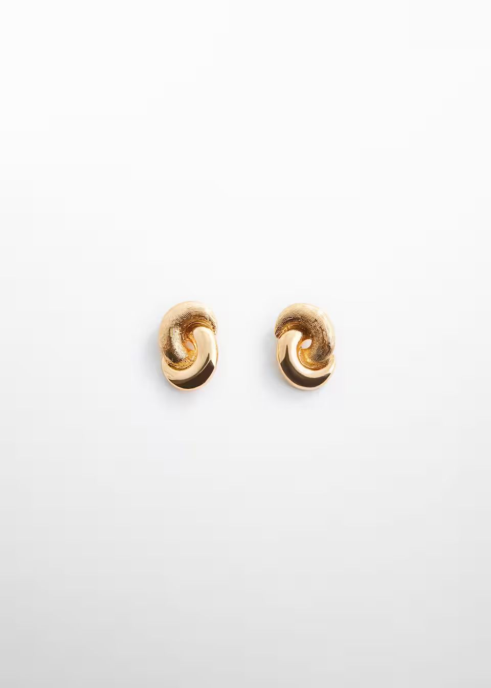 Intertwined hoop earrings -  Woman | Mango Canada | Mango Canada