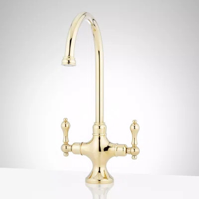 Isabel 1.8 GPM Double Handle Single Hole Bar and Kitchen Faucet | Wayfair Professional