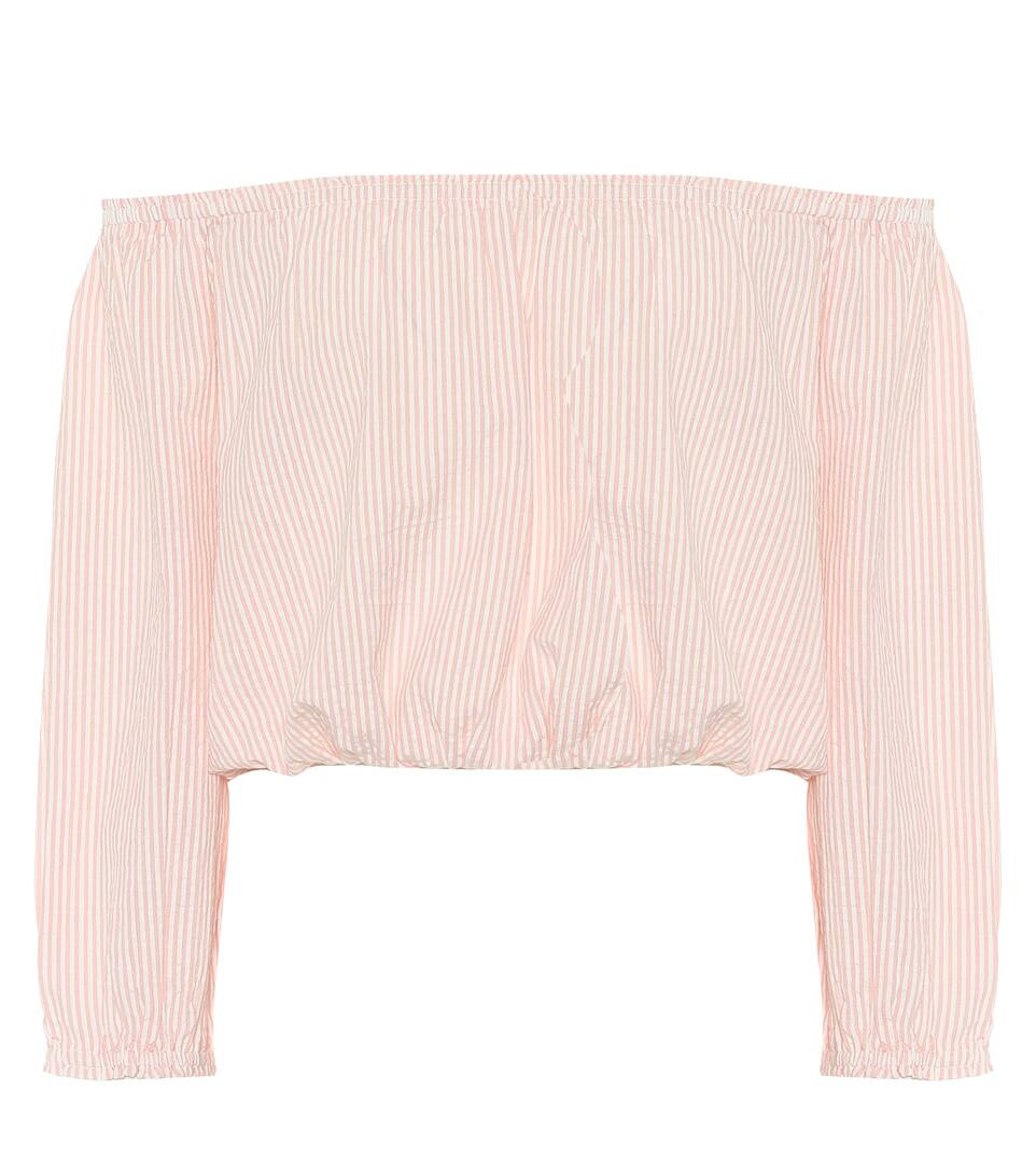 Danna off-shoulder cotton crop top | Mytheresa (DACH)