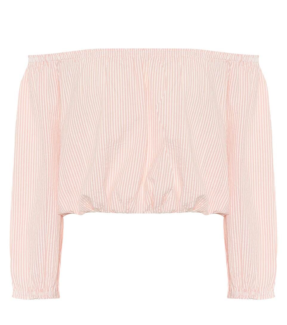 Danna off-shoulder cotton crop top | Mytheresa (DACH)