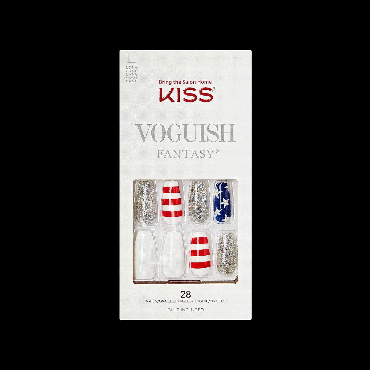 KISS Voguish Fantasy Nails - Fireworks | KISS, imPRESS, JOAH