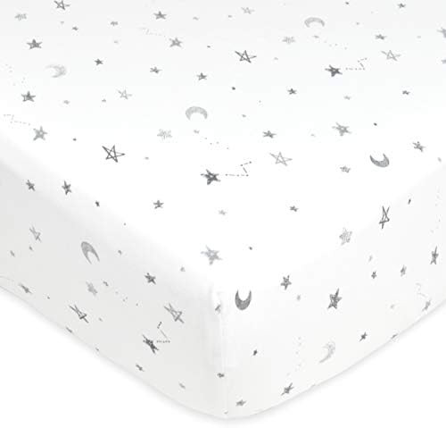 American Baby Company Printed 100% Cotton Jersey Knit Fitted Crib Sheet for Standard Crib and Toddle | Amazon (US)