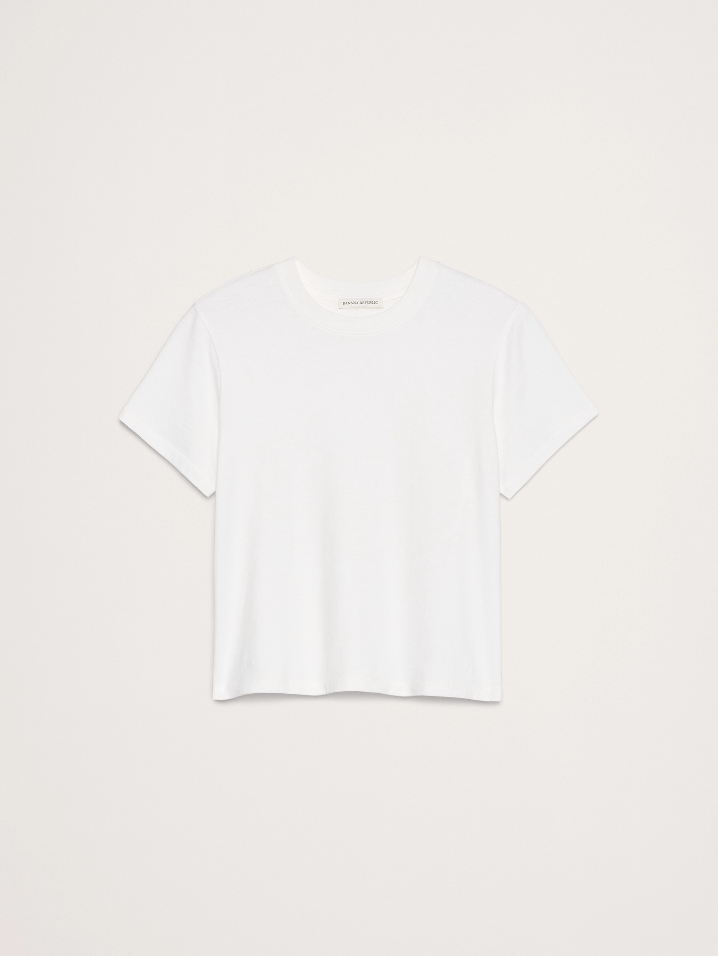 Cotton Slub Crew-Neck T-Shirt | Banana Republic (US)