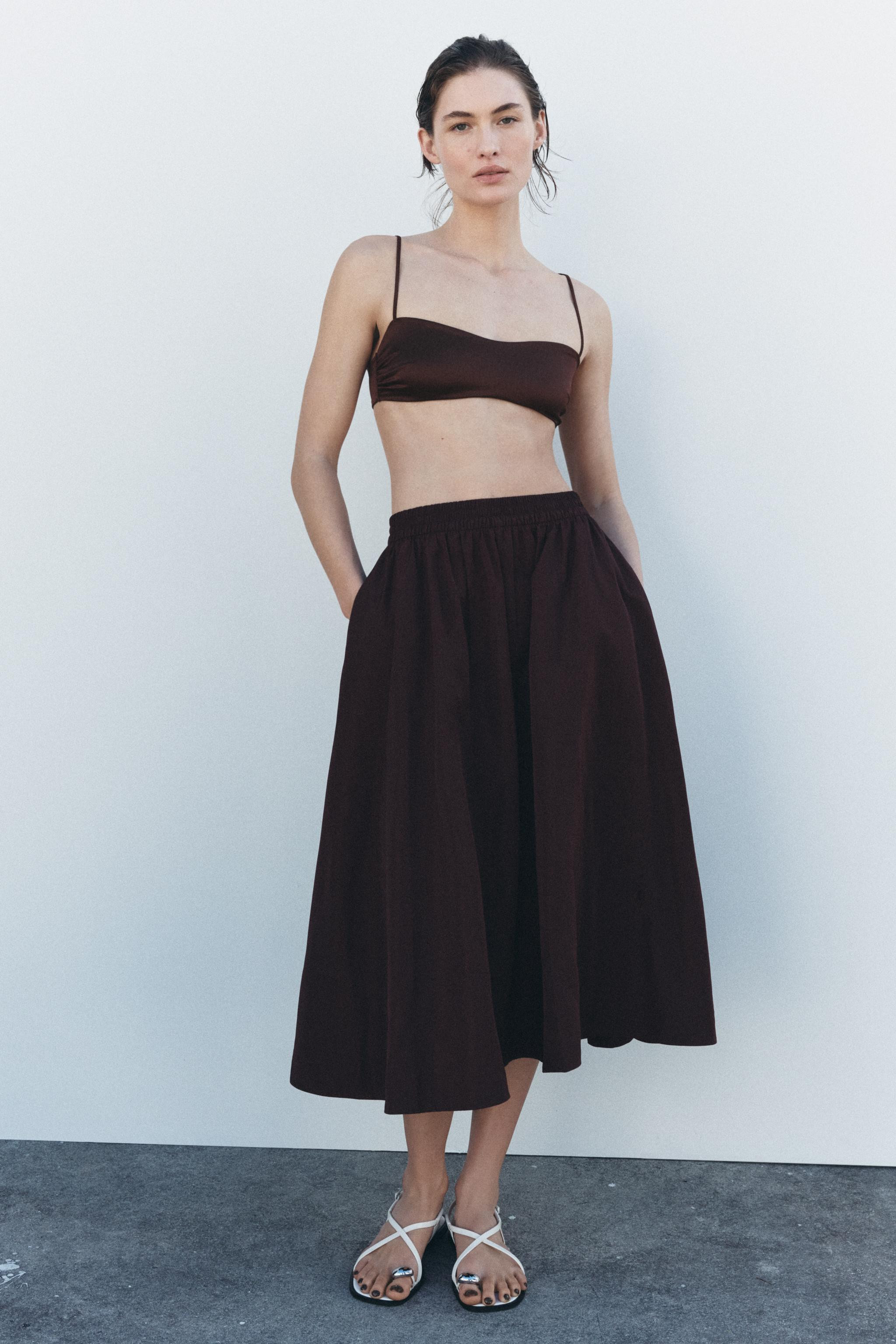 FULL MIDI SKIRT ZW COLLECTION | Zara US