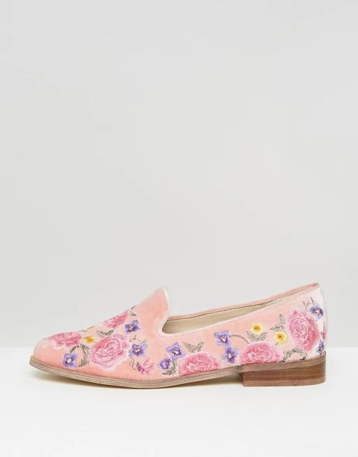 ASOS MUSICAL Embroidered Flat Shoes | ASOS US