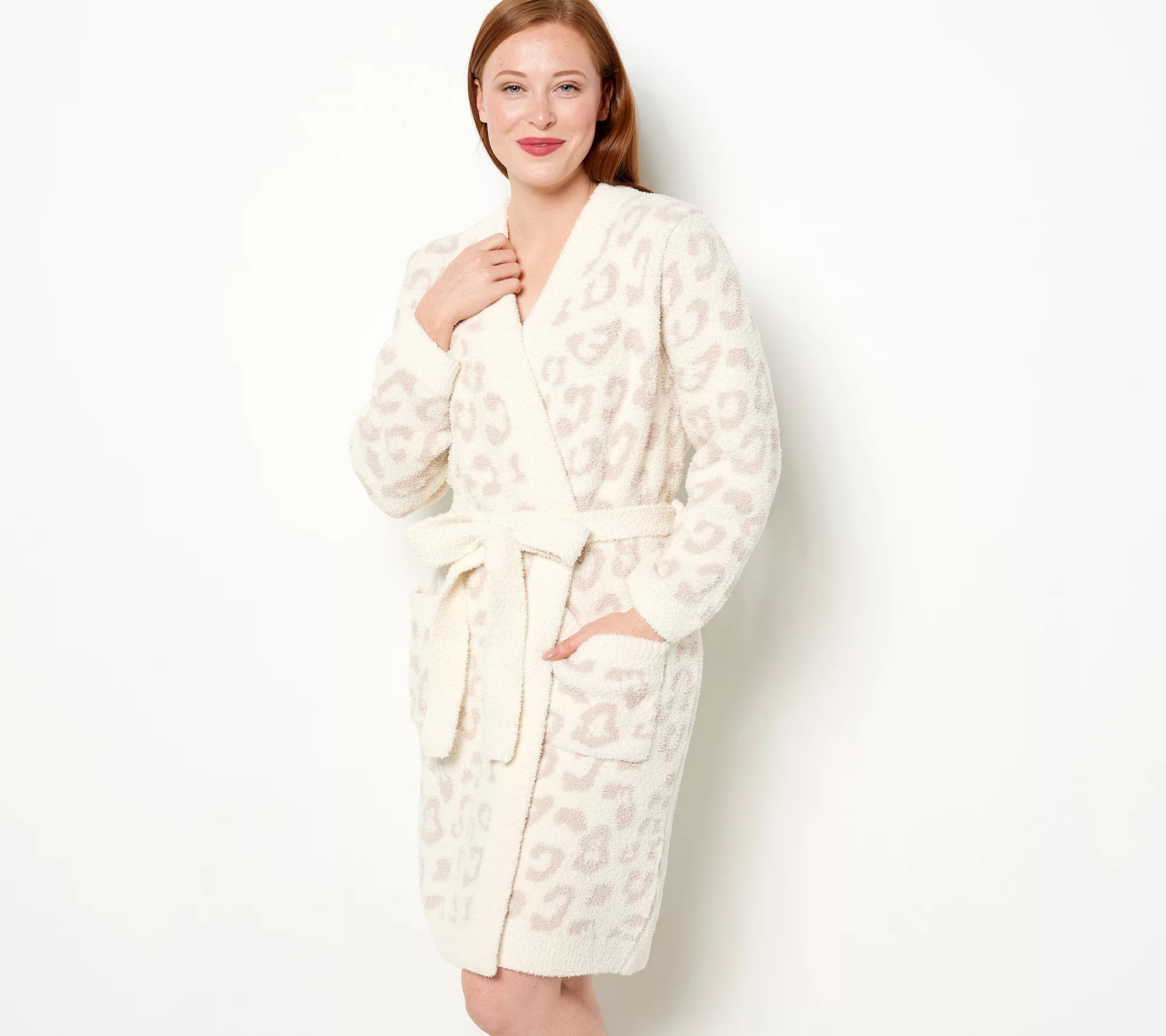 Barefoot Dreams CozyChic Women's Barefoot in the Wild Robe - QVC.com | QVC