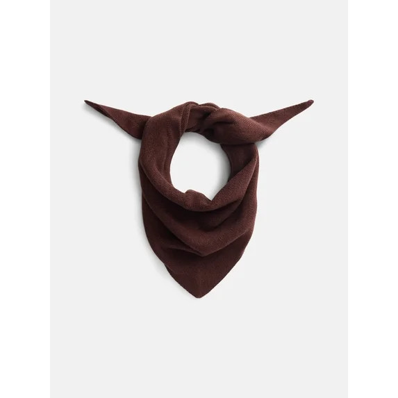 Scenario Women's Solid Knit Kite Scarf, Carob | Walmart (US)