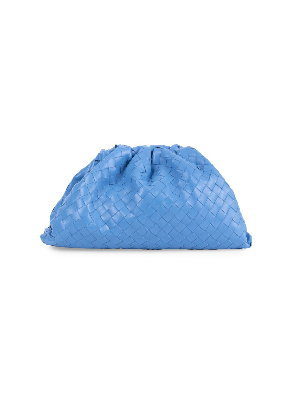 Women's The Pouch Leather Clutch - Blue | Saks Fifth Avenue