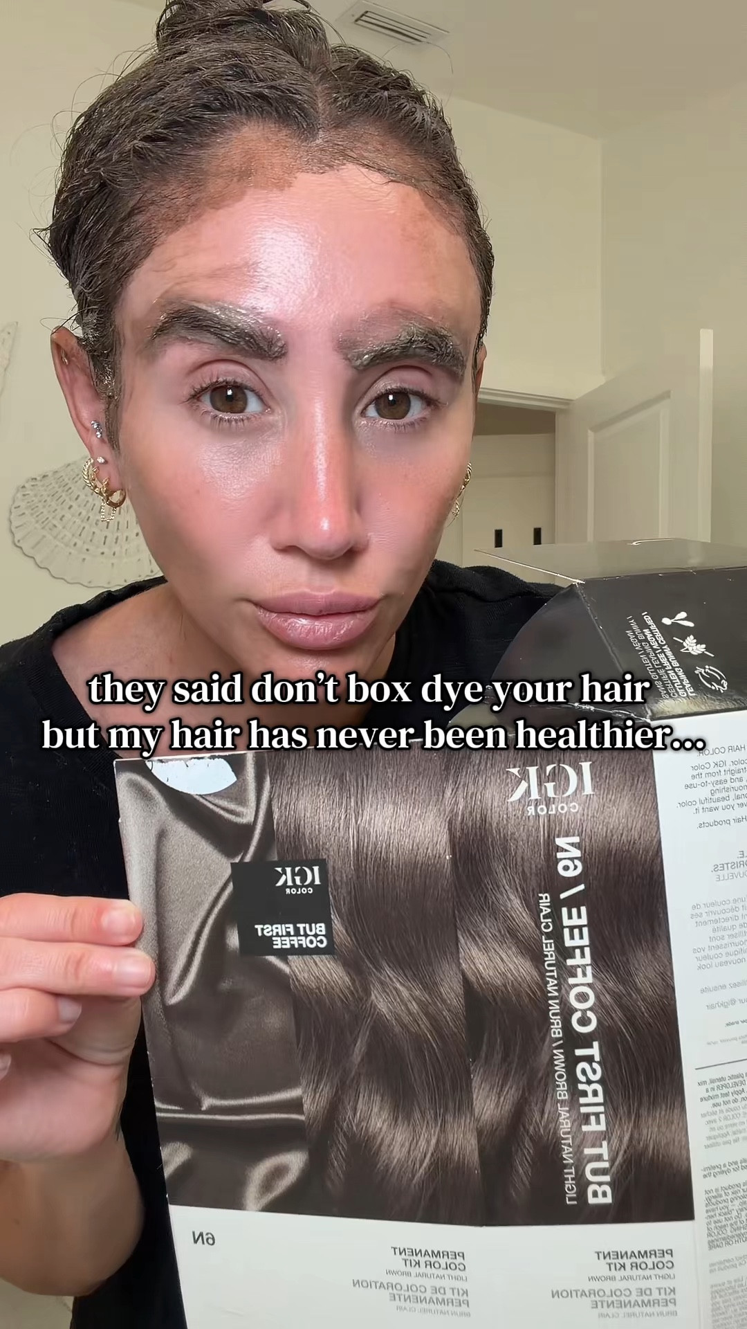 If you’re looking for a permanent hair color you can do at home, this IGK box dye is such an easy option. It gives rich, long-lasting color while still leaving your hair looking healthy and shiny. Perfect if you want salon-quality results without the salon visit. #hairathome #boxdye #haircolor #igkhair

#LTKBeauty