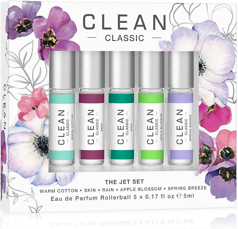 CLEAN CLASSIC Fragrance Discovery Gift Set, Travel Mini Size, Layerable Perfume for Everyday Wear... | Amazon (US)
