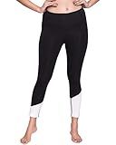 Satva Women’s Organic Cotton Yoga Pants Capri Leggings Power Flex Tights Hidden Pocket Surya Capri f | Amazon (US)