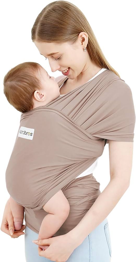 Acrabros Baby Wrap Carrier,Hands Free Baby Carrier Sling,Lightweight,Breathable,Softness,Perfect ... | Amazon (US)