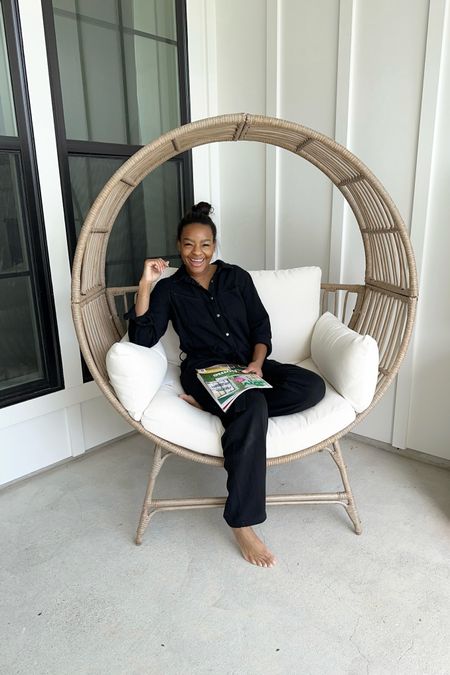 Why did no one tell me earlier that Walmart was THAT GIRL?! 🙃 Love this patio chair that we found & it was so affordable!

Patio decor, patio chair, Walmart home decor, Walmart patio decor, spring patio refresh, spring patio decor, patio update, patio decor update, patio egg chair 

#LTKhome