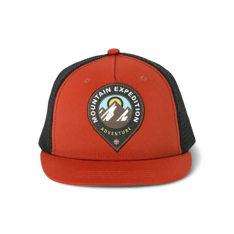 Wonder Nation Boys Explorer Flat Brim Hat, One Size Fits Most | Walmart (US)