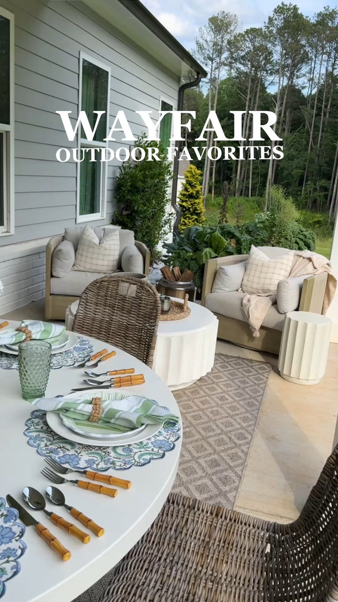 #ad Let’s transform our patio with @Wayfair! ☀️This has quickly become one of our favorite hang out spots. It’s the perfect place to enjoy a morning coffee or host a dinner party! Shop all of my outdoor favorites below! 

#WayfairPartner #wayfair #outdoor #wishyouwerehere

#LTKHome #LTKSaleAlert #LTKSeasonal