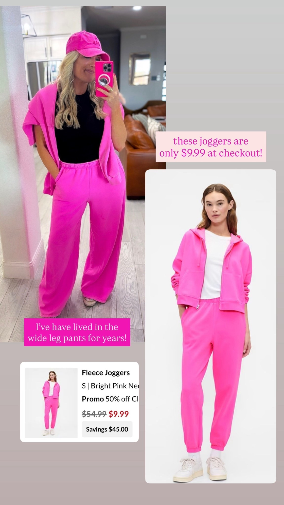 These viral joggers are only $9.99 at checkout 