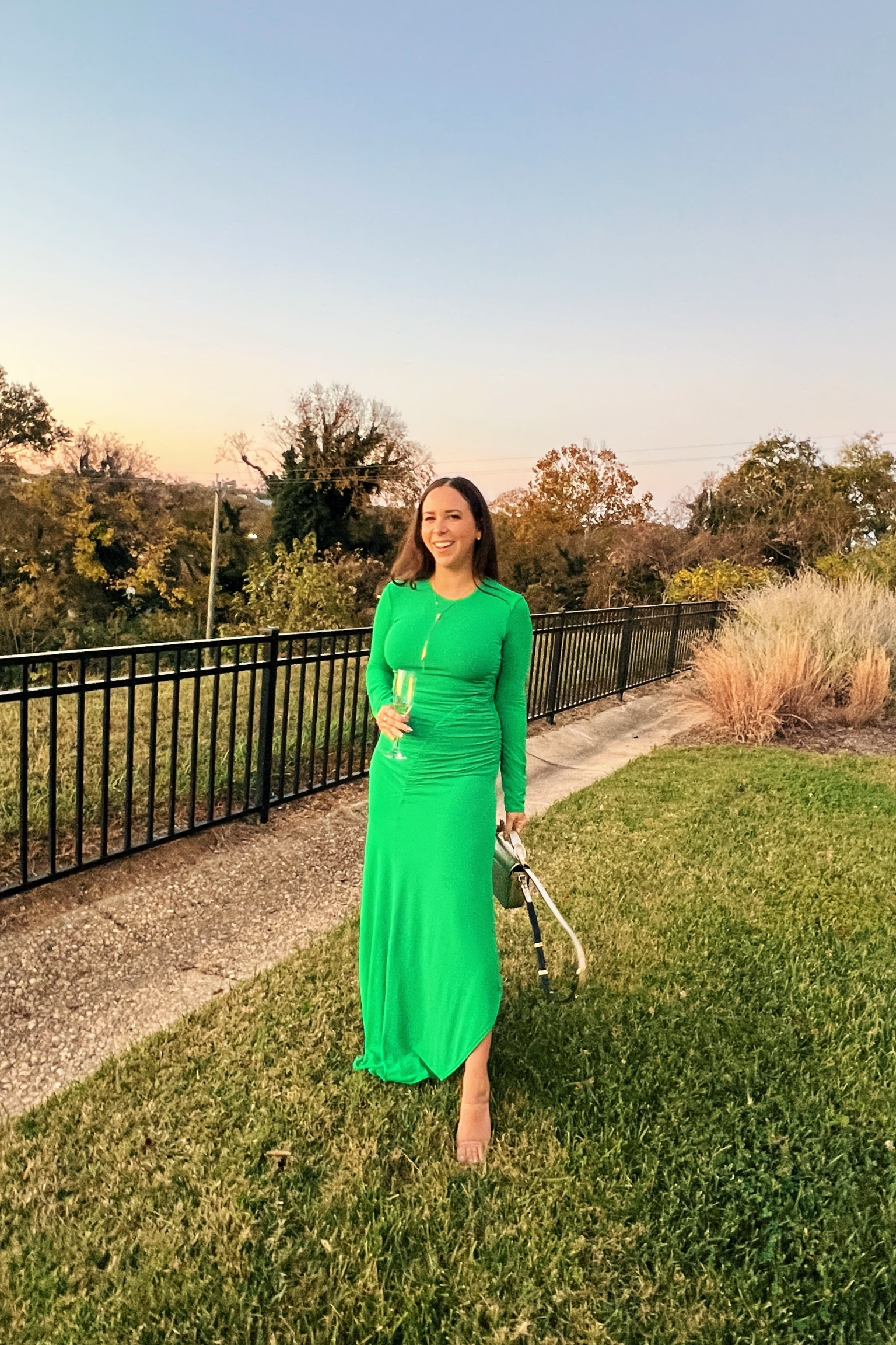 wedding guest. green dress. green wedding guest dress. fall wedding. long sleeve dress. rent the runway. 

 

#LTKParties #LTKStyleTip #LTKWedding