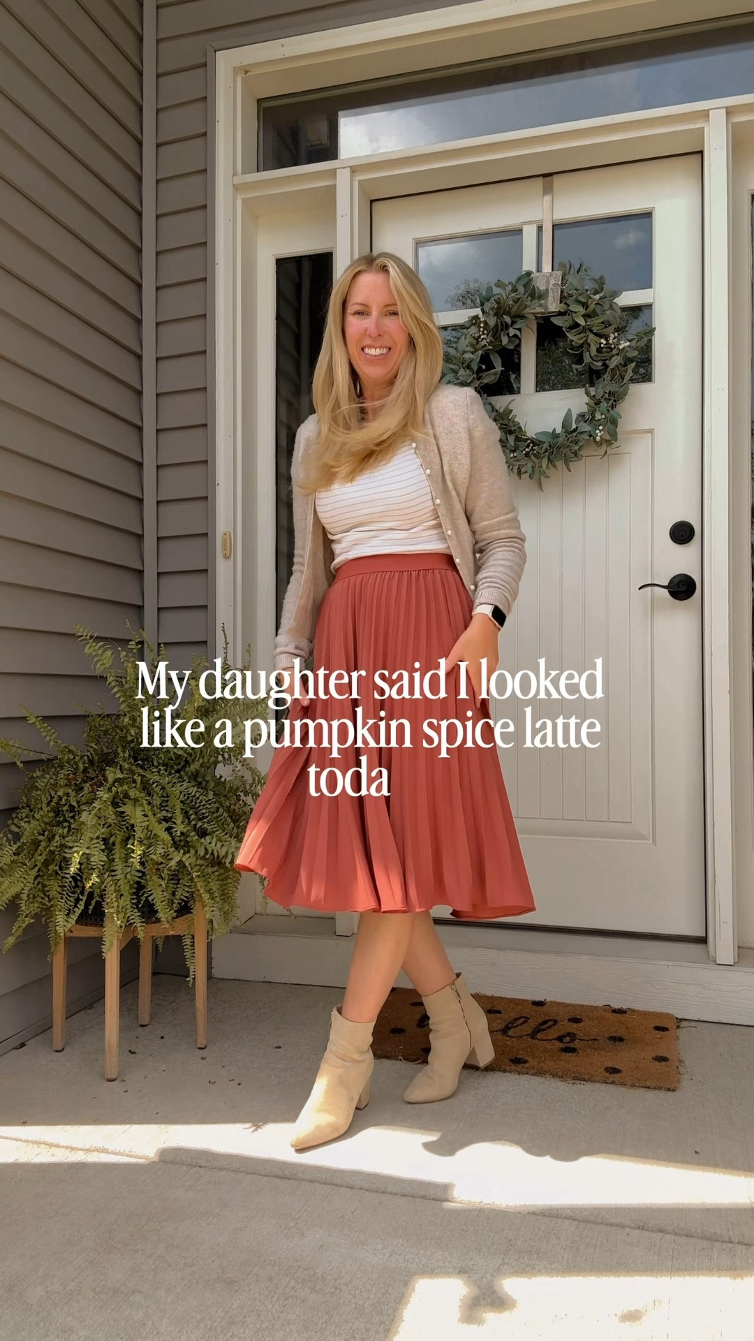 Girlies, fall fashion has arrived! Give me all the pumpkin spice lattes! This skirt is such a good amazon find.

#LTKgrwm #LTKootd #LTKmomlife