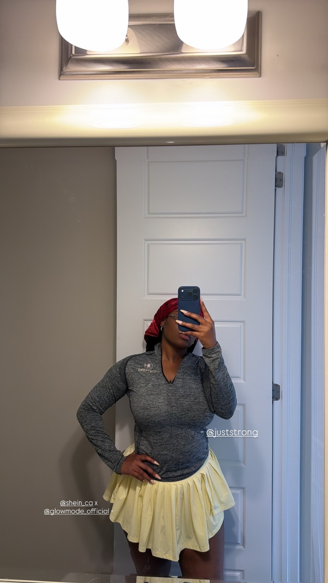 took a nice walk on Friday. i wanna take more hot girl walks this summer!!  wearing @shein_ca x @glowmode_official & juststrong