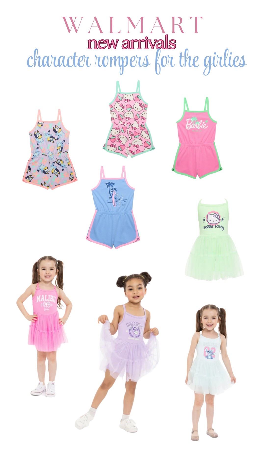 The cutest character rompers (and skirted rompers) for girlies! #walmart #walmartfinds #girl #girlmom #girlstyle #girls #girlfashion

#LTKBaby #LTKKids #LTKStyleTip