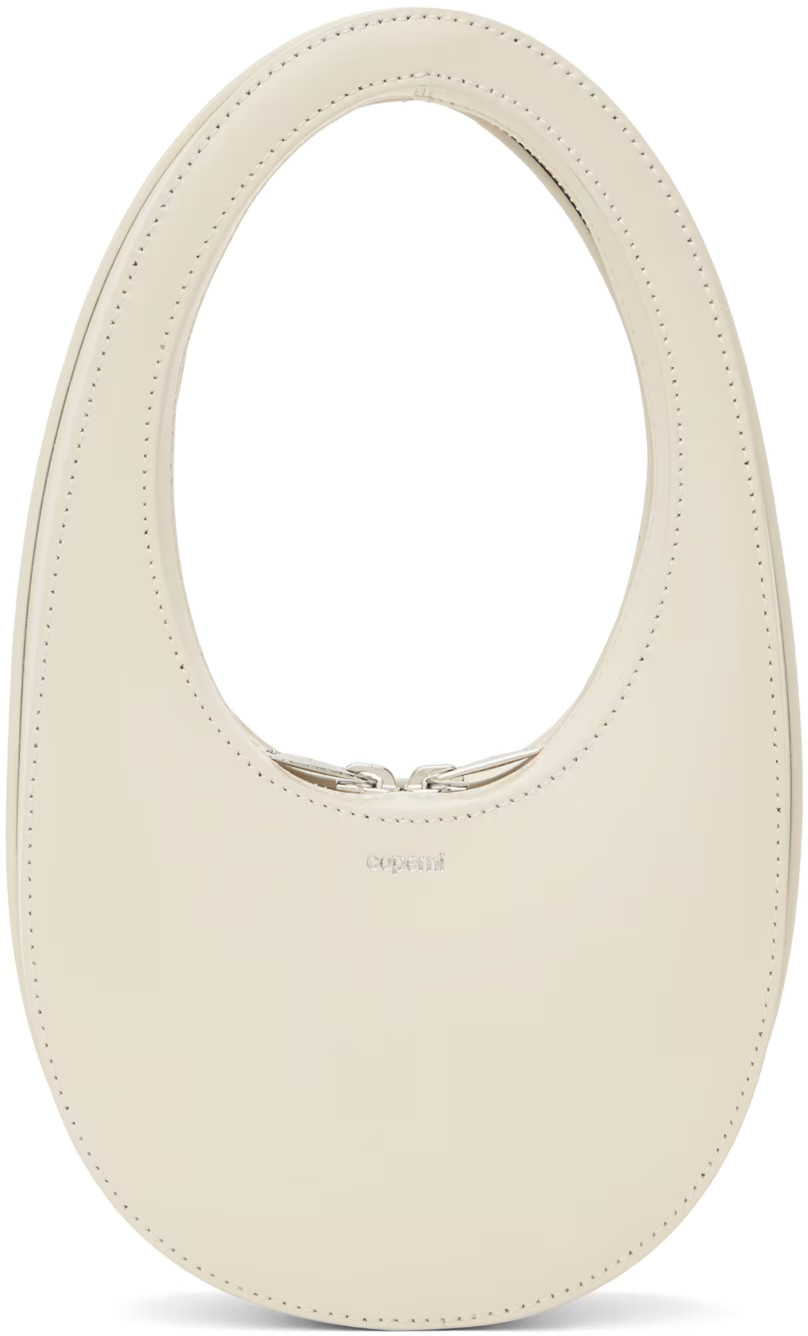 Off-White Gloss Mini Swipe Bag | SSENSE