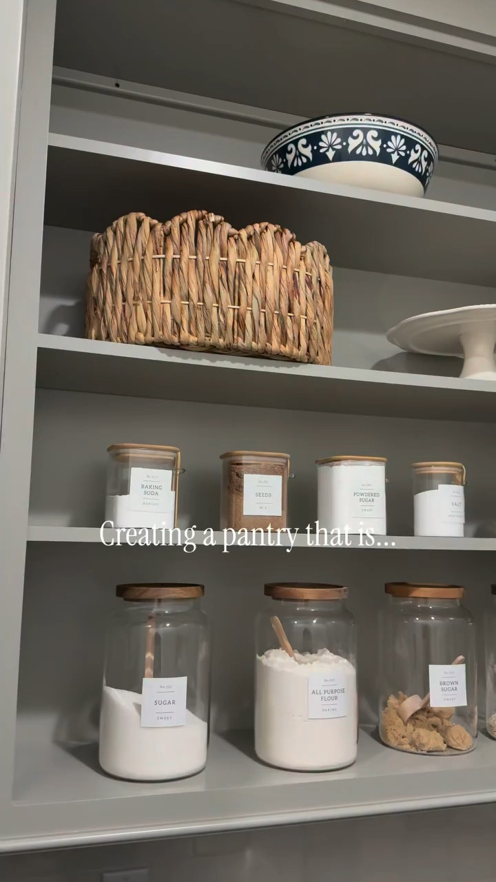My favorite jars to keep things functional and organized. ✨

Pantry organization | organization inspo | pantry jars | pantry storage

#LTKHome