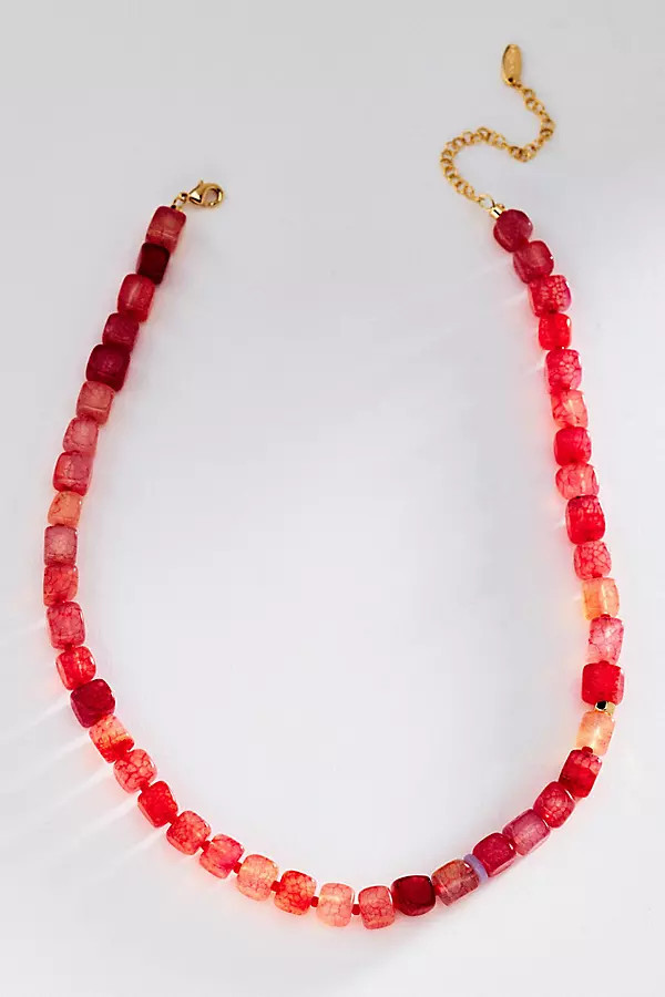 Citrus Beaded Necklace | Anthropologie (US)